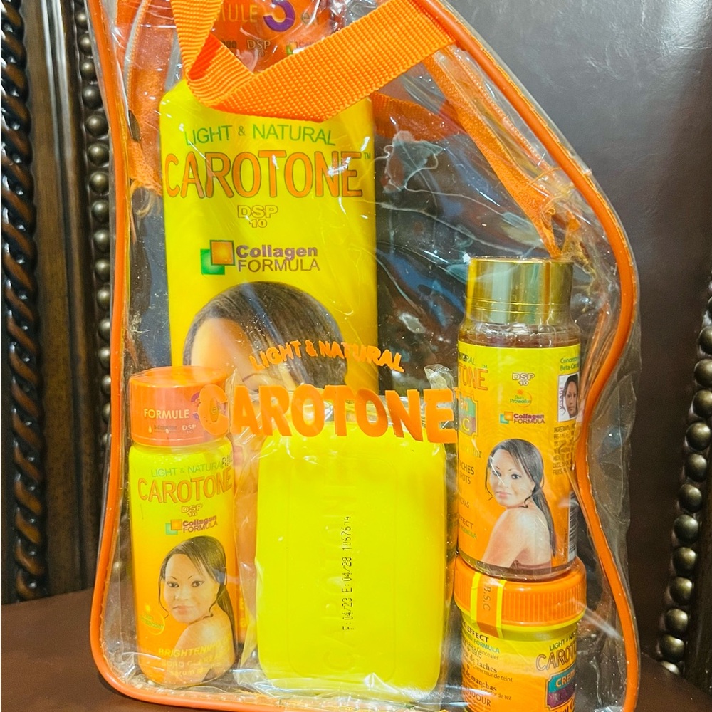 Brightening lotion and body cream sets. Soap is not included. 4 pcs.